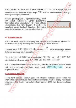 Betonarme-2 Vize Soruları Ve Cevapları