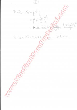 Akışkanlar Mekaniği-2 Vize Soruları Ve Cevapları