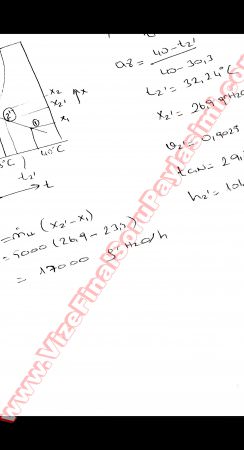 İklimlendirme Tekniği Vize Soruları Ve Çözümleri