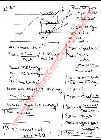 Soğutma Tekniği Vize Soruları Ve Cevapları
