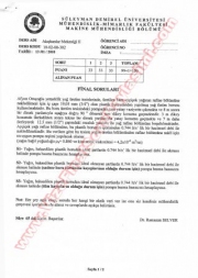 Akışkanlar Mekaniği-2 Final Soruları Ve Çözümleri