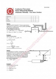 Akışkanlar Mekaniği Final Soruları