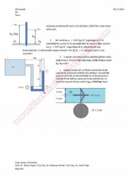Akışkanlar Mekaniği Kısa Sınav Soruları -1