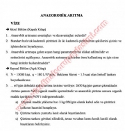 Anaerobik Arıtma Dersi Vize Soruları