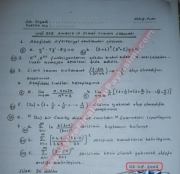 Analiz-4 Final Soruları-2006