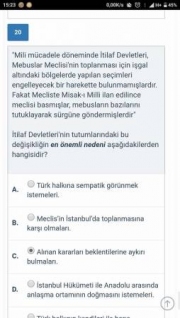 Atatürk İlkeleri ve İnkılap tarihi Vize soruları