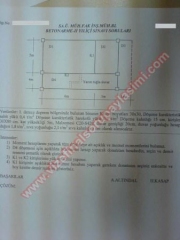 Betonarme-2 Vize Soruları