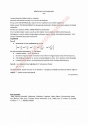 Bilgisayar Uygulamaları -1 Vize Soruları