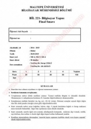 Bilgisayar Yapısı Final Soru Ve Cevapları