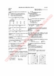 Bilgisayara Giriş Final Soruları - 2005