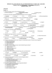 Biyokimyada Metabolik Yollar Final Soruları - B Grubu 13