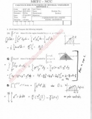 Calculus For Functions Of Several Variables Second Midterm Exam Questions And Solutions Spring 2013