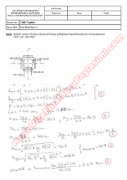 Çelik Yapılar Quiz4 Soruları - 2005