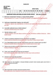 Çevre Mikrobiyolojisi 2 Final Soruları Ve Cevapları-2012