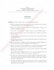 Cryptography and Network Security Final Questions -2012