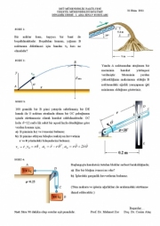 Dinamik 1. Vize Soruları 2011