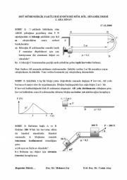 Dinamik 2. Vize Soru ve Cevapları 2008
