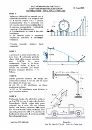 Dinamik Final Soruları 2010