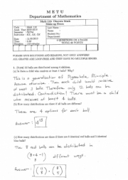 Discrete Mathematics Make Up Exam Questions