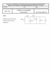 Elektrik devreleri 1 kısa sınav