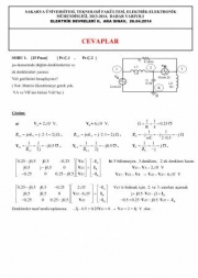 Elektrik devreleri 2 Vize Soruları