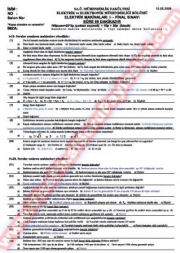 Elektrik Makinaları-2 Final Soruları Ve Cevapları-2009