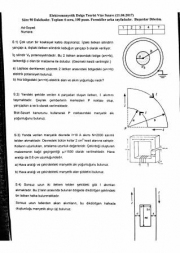 Elektromanyetik Dalga Teorisi Vize Sınavı