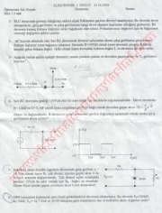 Elektronik-1 Final Soruları Ve Cevapları