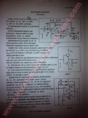 Elektronik Devreler Final Soruları-2012
