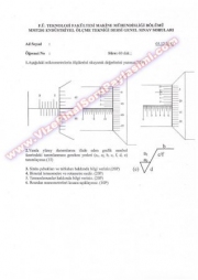 Endüstriyel Ölçme Final Soruları - 2014