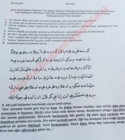 Eski Anadolu Türkçesi Dersi Final Soruları