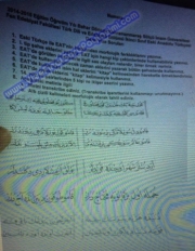 Eski Anadolu Türkçesi Dersi Vize Soruları