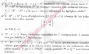 Eskişehir Osmangazi Üniversitesi Lineer Cebir Vize Soruları- 2012