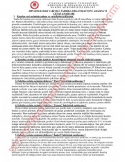 Fabrika Organizasyonu Vize Soruları Ve Çözümleri
