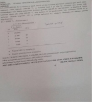 Finansal Yönetim Vize Soruları