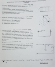 Fizik - 2 Vize Soruları