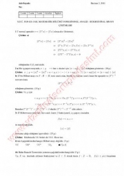 Fonksiyonel Analiz-2 Final Soruları Ve Cevapları-2011