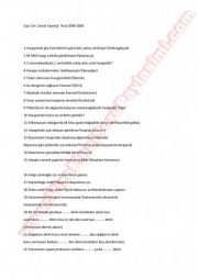 Genel Biyoloji Final Soruları