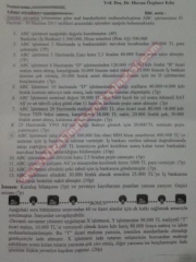 Genel Muhasebe Büttünleme Sınav Soruları