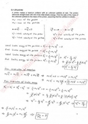 General Physics 1 Final Solutions -2010