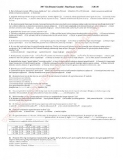 Genetik -1 Final Soruları