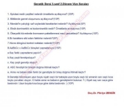 Genetik Dersi Vize Soruları