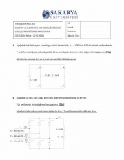 Güç Elektroniği Final Soruları
