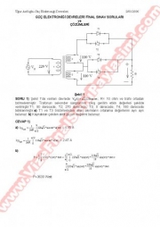 Güç Elektroniği Final Soruları Ve Cevapları-2006