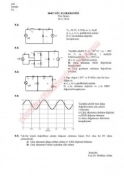 Güç Elektroniği Vize Soruları Ve Cevapları -2012