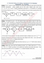Haberleşme Kuramı Final Soruları 2 2014