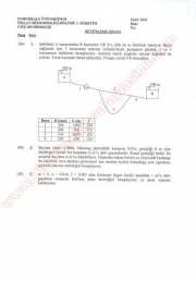Hidrolik Bütünleme Soruları
