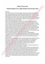 İcra Ve İflas Hukuku Final Soruları Ve Cevapları-2012