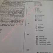 İleri İngilizce -2 Vize Soruları