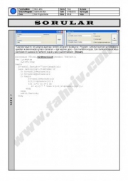 İleri Programlama Final Soruları-2012